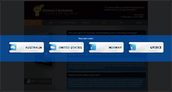 Desktop Screenshot of enhancerunning.com